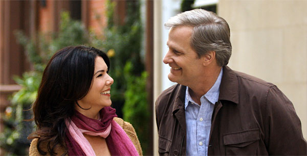 Jeff Daniels a Lauren Graham vo filme The Answer Man