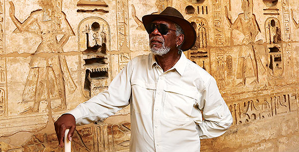 Morgan Freeman v Egypte