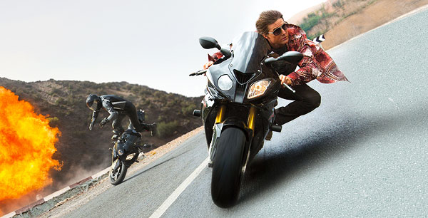 Tom Cruise na motorke