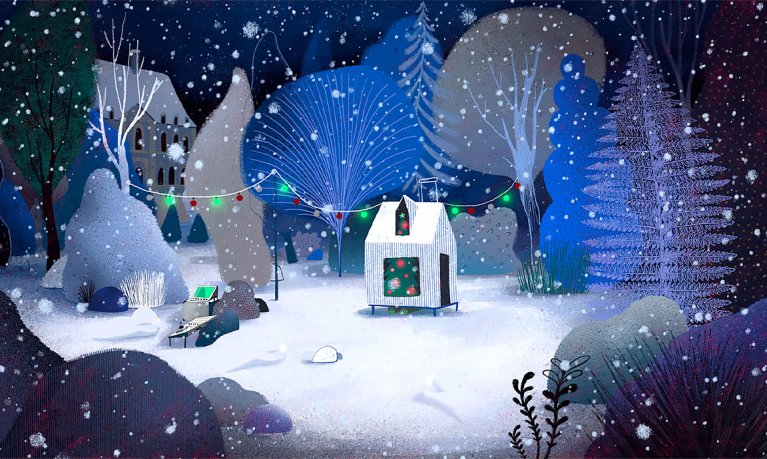 Santa pod stromček – animovaná rozprávka - Foto 1