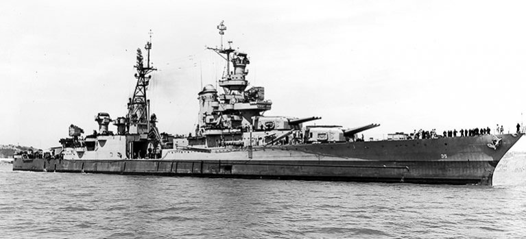 Historický dokument Skaza krížnika USS Indianapolis