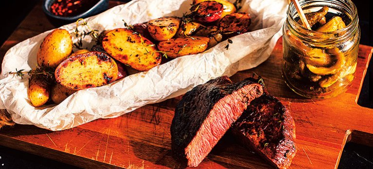 Rump steak s chrumkavou cibuľkou – varenie