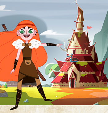 Škola Vikingov – animovaný seriál